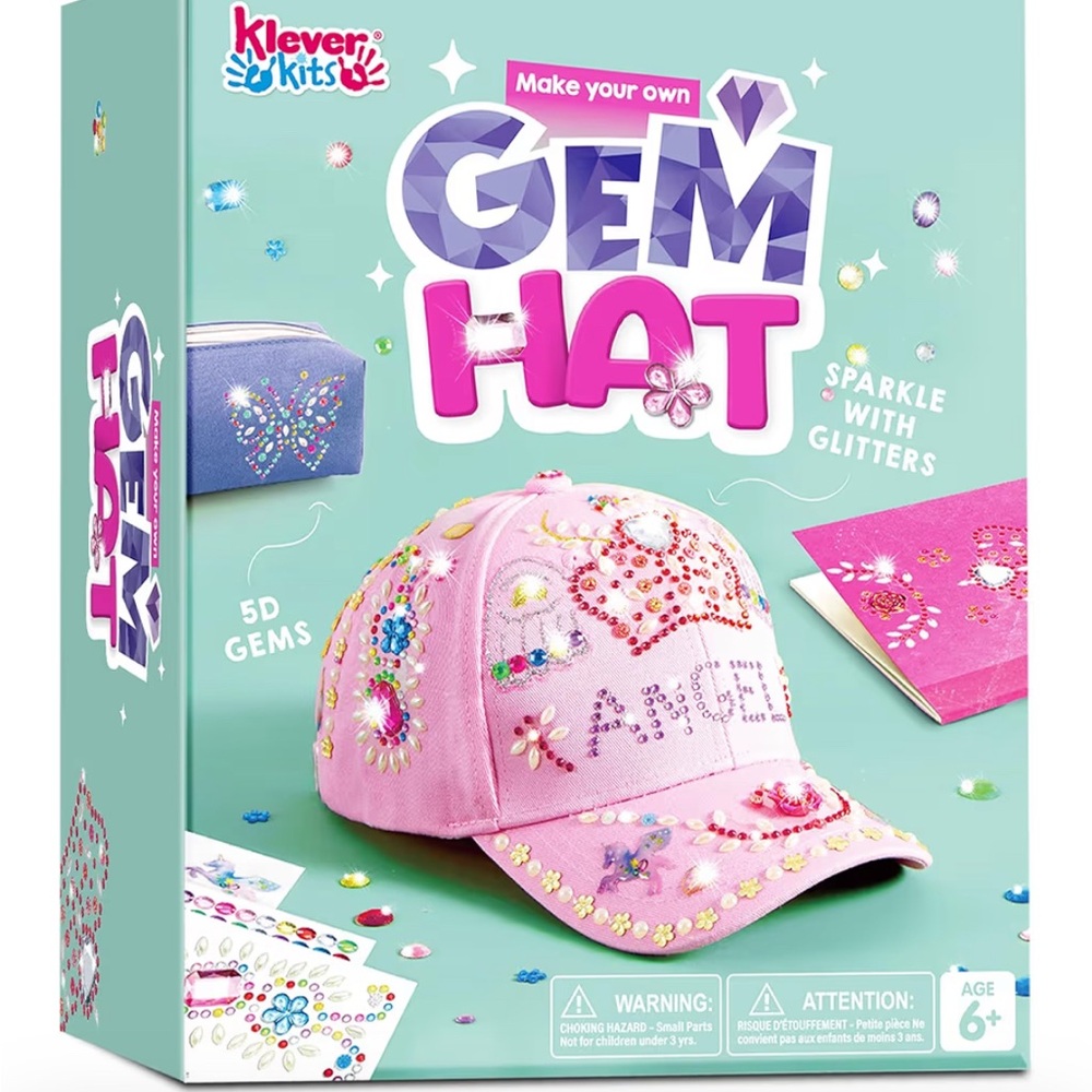 Pink Gem Hat Craft Set